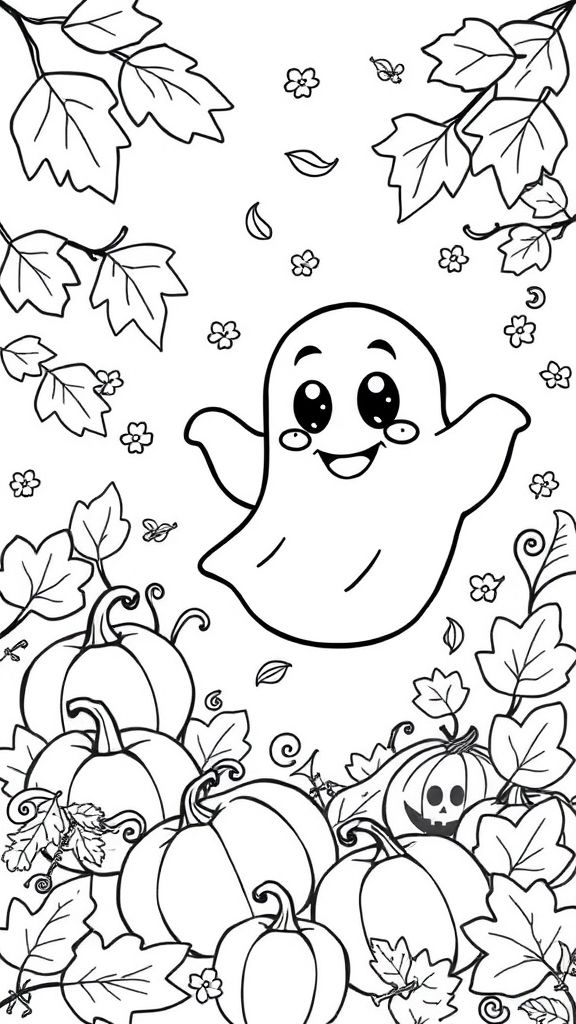 Bien-être au quotidien : mes conseils 1 coloriage halloween