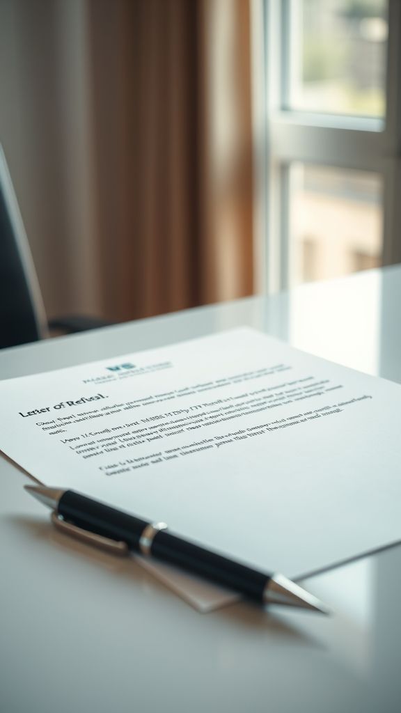 Lettre de refus de mutuelle d'entreprise : guide pratique 2 lettre refus mutuelle entreprise