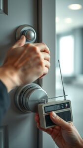 Ouvrir une porte avec une radio : guide pratique